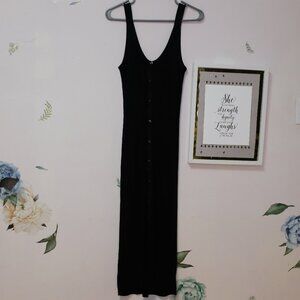 BOSS Black Sleeveless Midi Dress